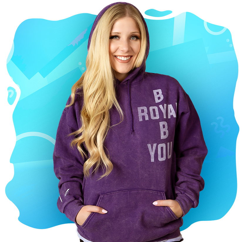 Royal online purple hoodie
